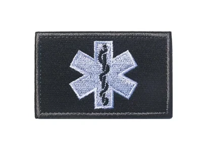 Tactical Rescue Star of Life Embroidered Patch - Paramedic First Aid Emblem