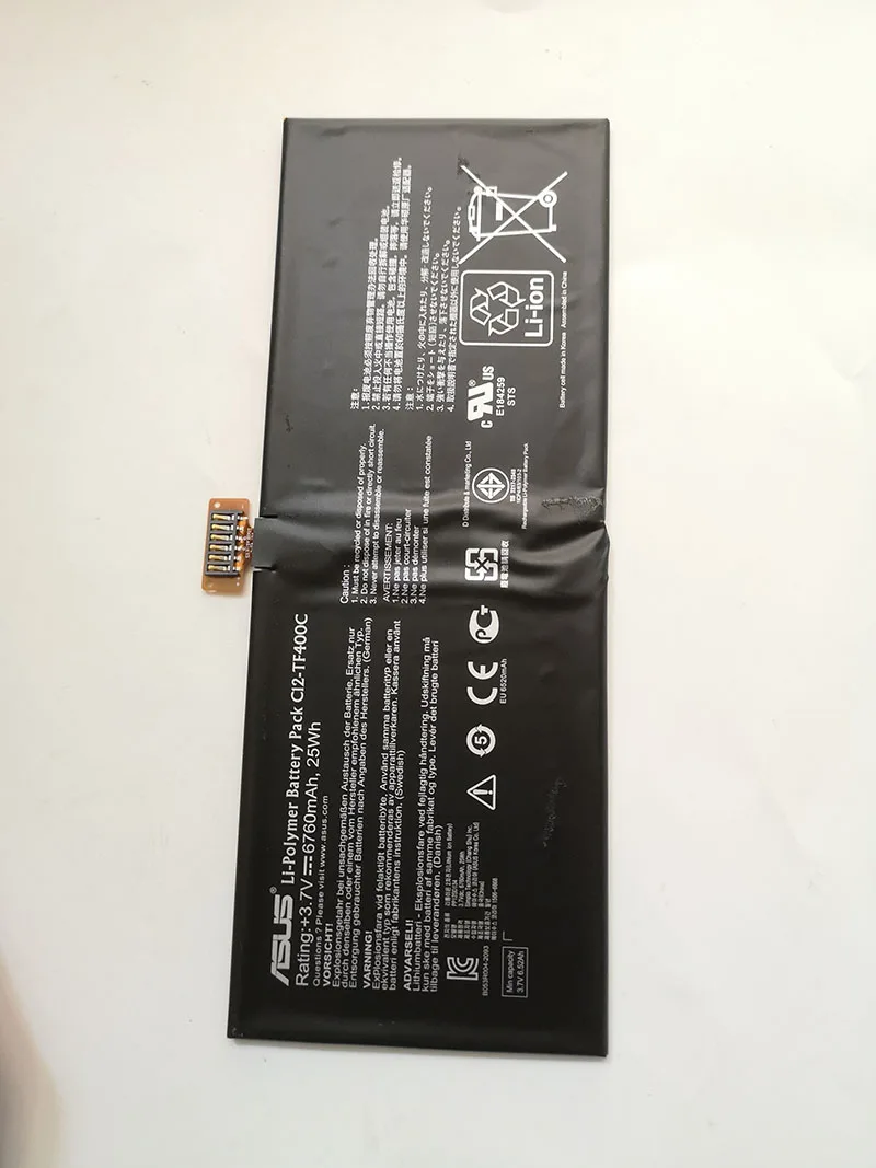 3.7V 25wh C12-TF400C Battery ASUS Vivo Tab Smart ME400C ME400CL ME400 KOX K0X VivoTab RT TF600T TF600