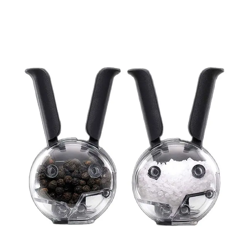 Salt and Pepper Grinder Pepper Grinder Manual Rabbit Black Pepper Grinder Universal Seasoning Bottle Salt Grinder