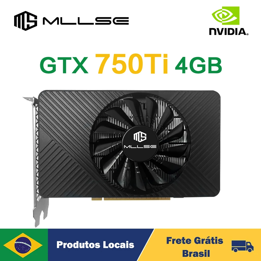 MLLSE Placa De Video NVIDIA GTX 750TI 4GB GDDR5 128-bit PCIe