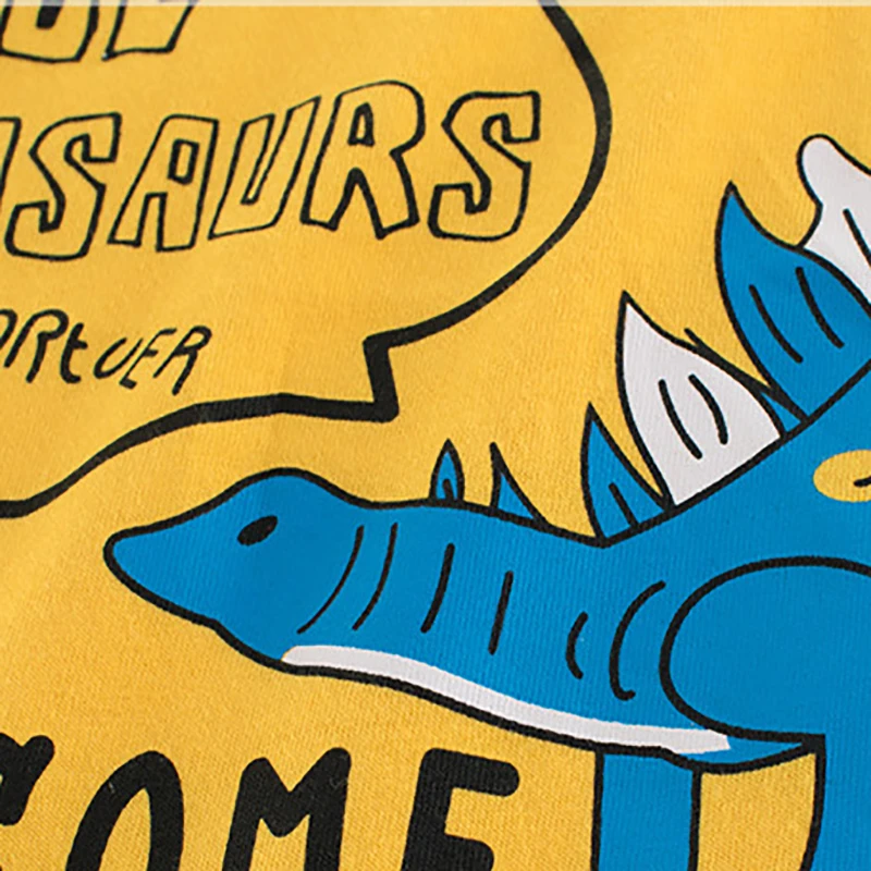 Cotton Clothes Children Summer Animal Dinosaur Cool Baby Boys t-shirts 2-7Years Kids Tops Tees Clothing