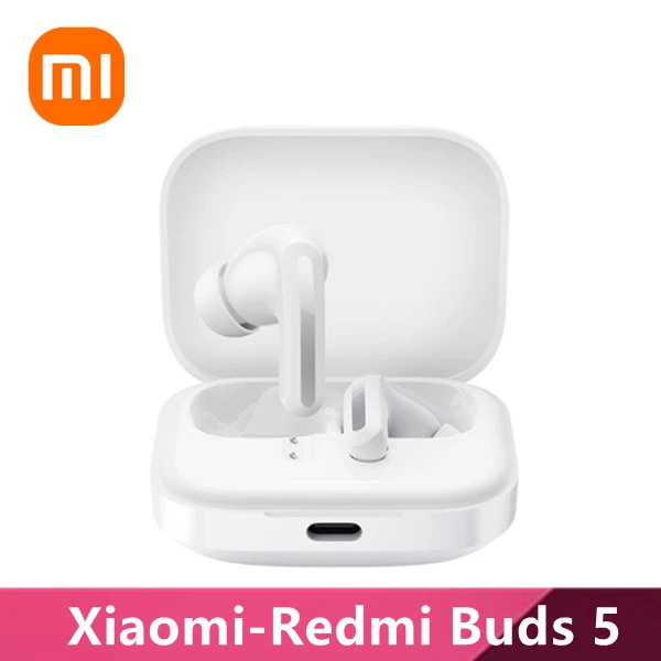 Xiaomi Redmi Buds 5 Earphone TWS Bluetooth 5.3 Headset Noise Cancellation  True Wireless Earbuds Headphone 40 Hours Battery Life - AliExpress