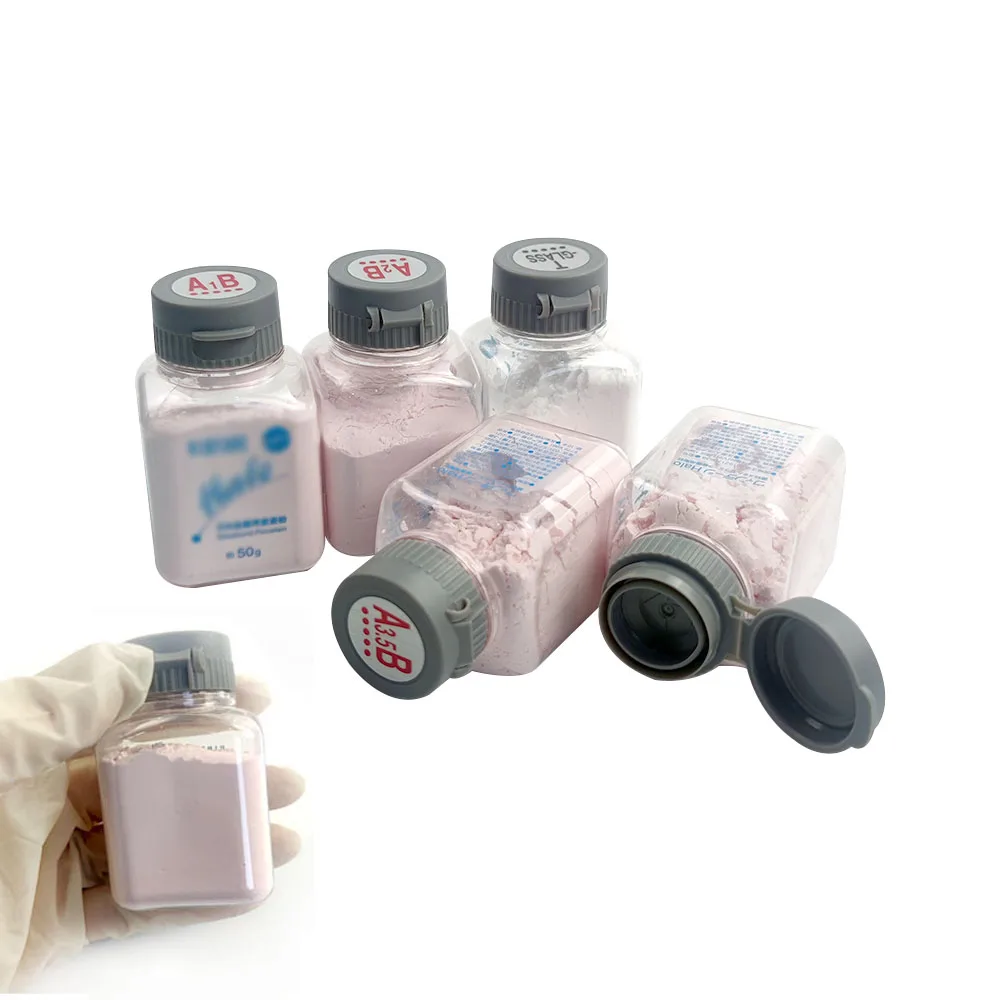 Description Picture 2 of item50g/Bottle Dental Porcelain Powder For Teeth Dentistry Materials Lab Tools Multy Color Body Porcelain Powder Dental Lab Material