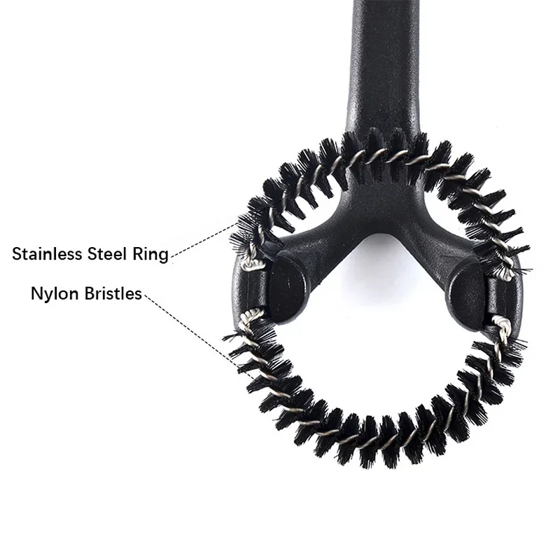 Coffee Cleaning Brush Coffee Machine Cleaner Coffee Cleaning Tool Coffee Cleaning Brush 51/58mm Espresso Machine Replaceable Head Coffee Maker Cafe Grinder Cleaner Brewing Head Cleaning Tool