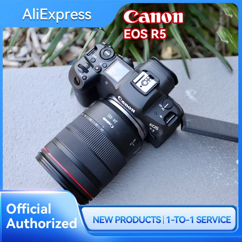 Canon Camera Canon EOS R5 Full-Frame Mirrorless Camera Digital Professional Video 4K With Lens RF24-105mm F4 USM