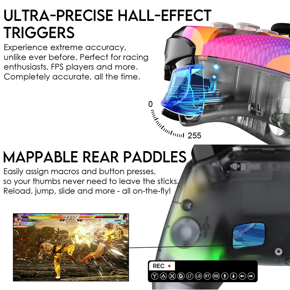 FANTECH NOVA PRO WGP14V2  Ʈѷ, 帮Ʈ  Ȧ Ʈ ƽ,  ȯ  Tirger  е, PS4 
