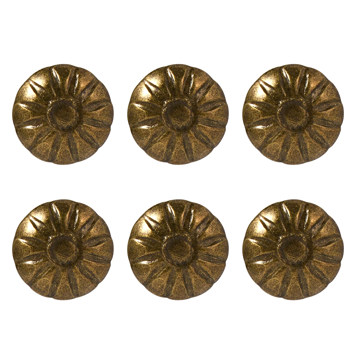 100 Pcs Iron Thumbtacks For Sofa Furniture Retro Home Decorative Bubble Nails Push Pins Office Binding Supplies
