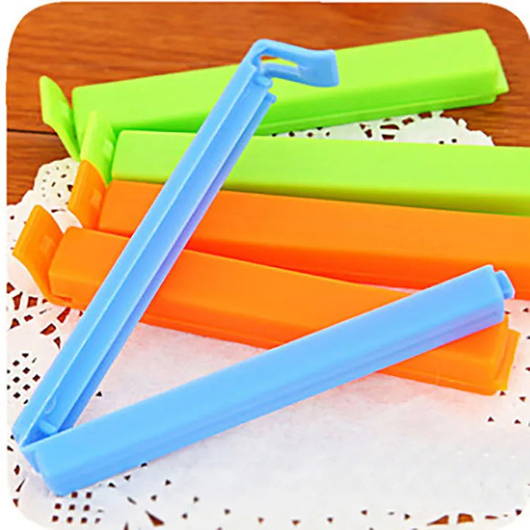 Description Picture 2 of item50/100PCS Portable Kitchen Storage Food Snack Seal Sealing Bag Clips Random Color Plastic Tool Kitchen Accessories Hot Sale