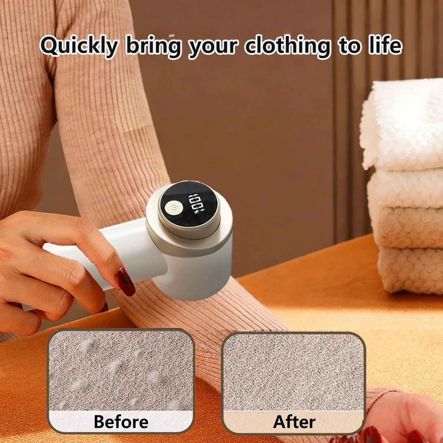 완전 자동 디지털 디스플레이 헤어볼 트리머 가정용 의류 면도기 옷 보풀 제거기 헤어 제거 기계