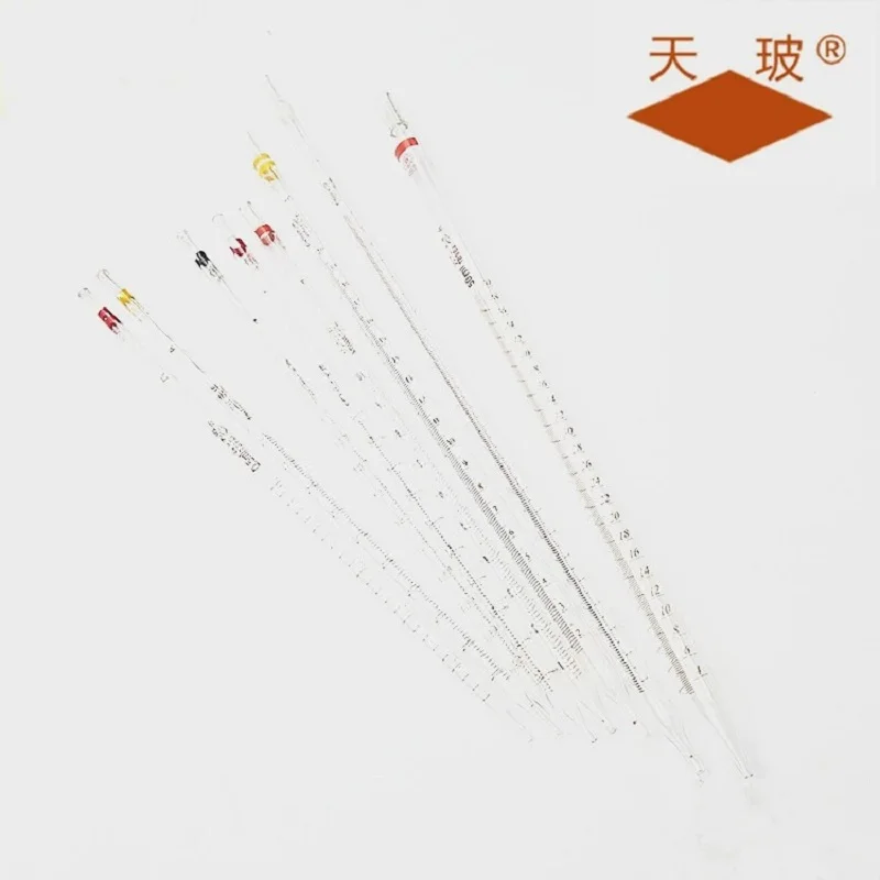 0.1ml To 50ml Glass Graduated Pipette Color Mark All Size Available Glass Dropper Pipet Tube Transfer Pipette 1Pcs/Lot glass pipette