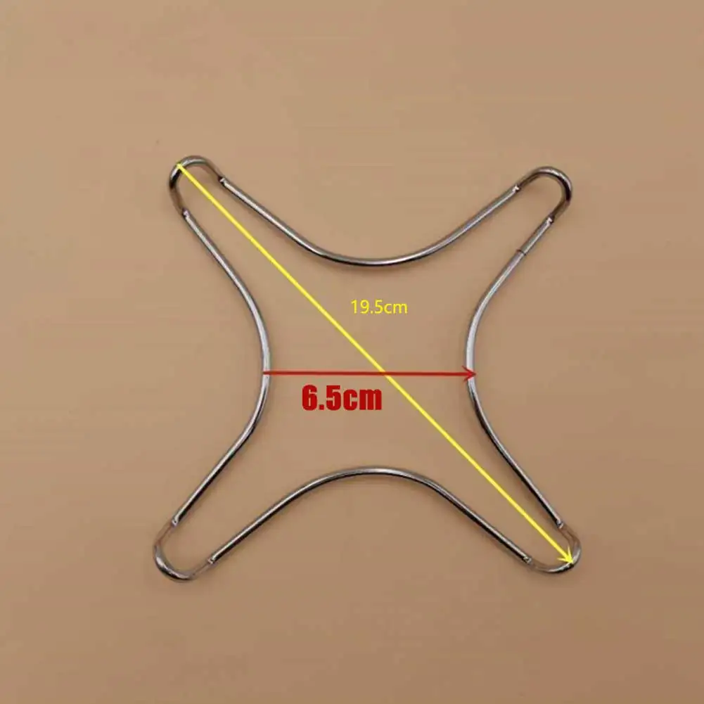 Pot Support Reducer Ring Trivet Gas Stove Rack Coffee Stand 1Pieces Chrome Metal
