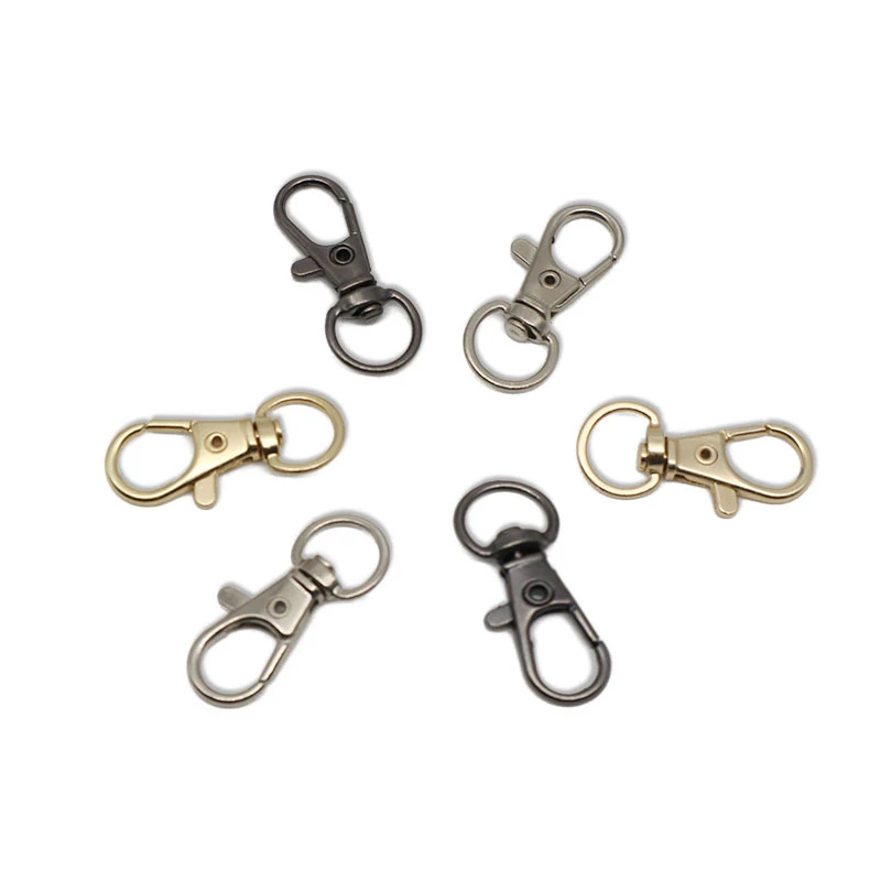 20pcs lot Stainless Steel Gold Silver Gun Black Lobster Clasps