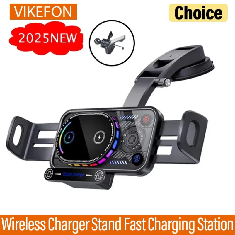 Ven/air Phone Mount Fast Wireless Charging For iPhone 17 Samsung Galaxy Z Fold