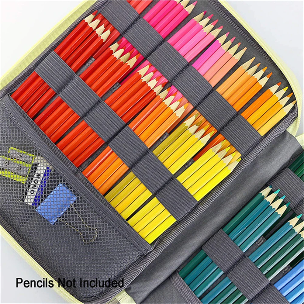 96/192 Slots Pencil Case School Pencilcase for Girls Boys Pen Bag Large Capacity Penal Stationery Penalty Cartridge Box Supplies pencil cases pen storage bag stationery box