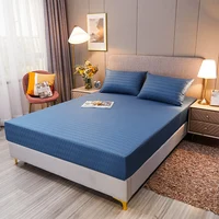 Zipper Detachable Mattress Protector, Solid Color Brushed Six-sided Full-enclosed Dust Cover, Tatami Bed Cover 160x200/140x200CM 2