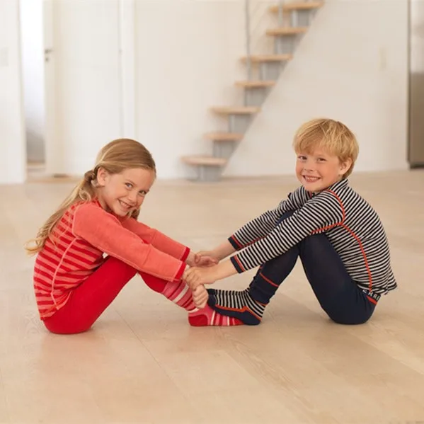 100% Merino wool kids thermal underwear set shirt and pants pajamas quick dry sports boy and girls clothes long johns