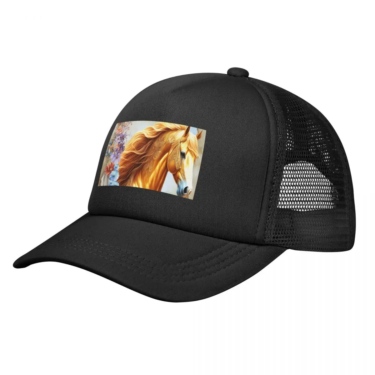 

Fantasy Golden Horse Baseball Cap party Hat Trucker Hat foam party Hat For Women 2024 Men's