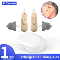 Hearing Aids for Seniors 11 Channels OTC Hearing Aids with Noise Cancelling Real Voice BTE Hearing Amplifiers Audifonos 1