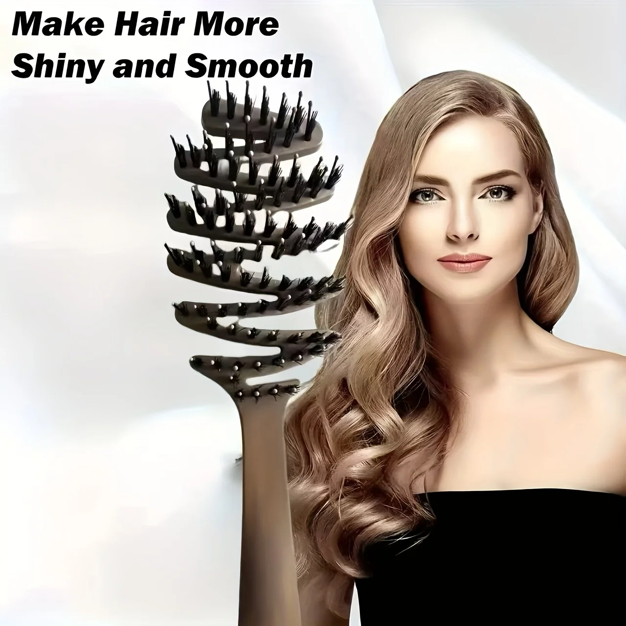 A High-Quality Anti-Static Scalp Massage/Soft Brush for Smooth Voluminous Hair,Suitable for All Long Hair Types,Ergonomic Design