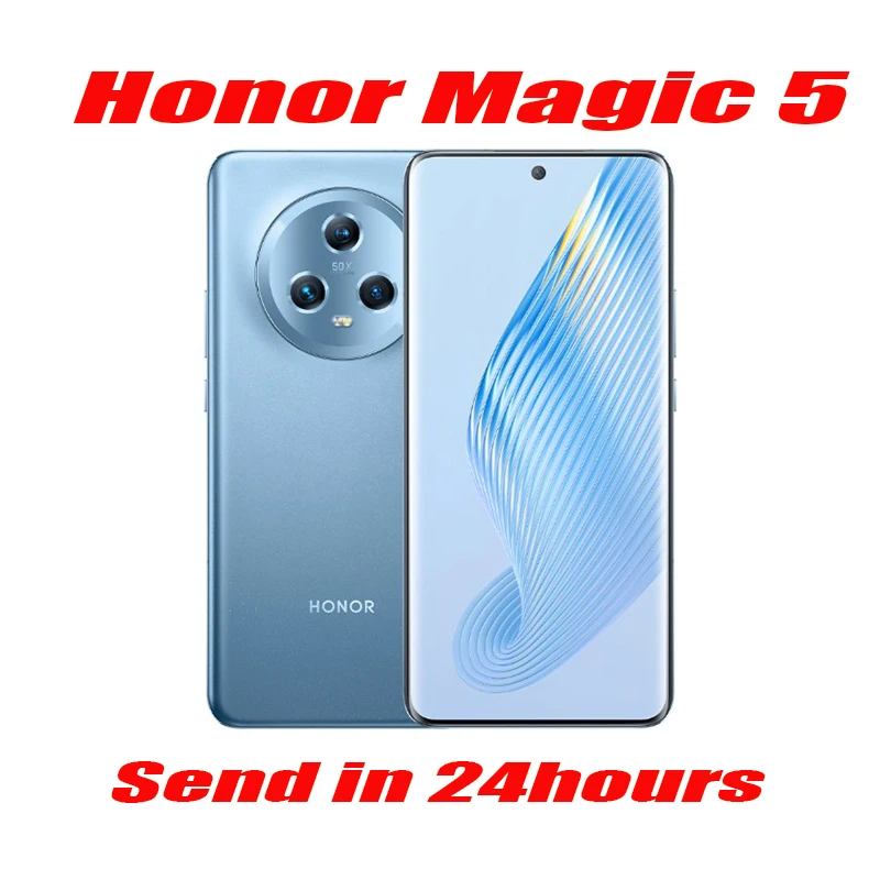 HONOR Magic 5 Pro 5G Snapdragon8 Gen 2 5450mAh 66W SuperVOOC 6.81 Inches  OLED 120Hz Quad-Curved Display 50MP NFC OTA