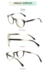 Henotin New Men And Women Presbyopia Reading Glasses Portable Oval Frame Spring Hinge Reader Eyes Diopter 0~+ 6.00 5