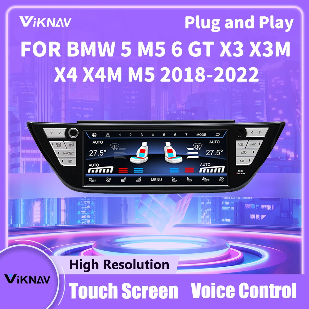 

Air Conditioning Screen For BMW 5 Series M5 6 Series GT X3 X3M X4 X4M M5 2018-2022 Climate Control AC Panel Board Digital