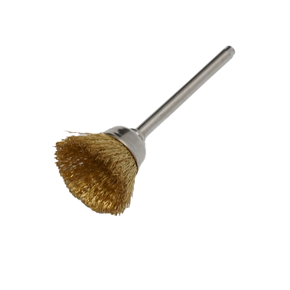 Brass Drill Polishing Brushes Steel Wire Wheel Brushes For Electric Grinder Metal Rust Removal Rotary Tools Accessories 24Pcs