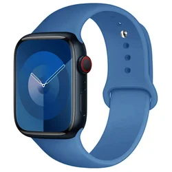 Sport Silicone Smartwatch Strap - Versatile Fit and Stylish Design for 40 41 S11 - 10 42mm ML (38 Denim blue)
