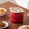 220V/Electric Cooking Pot Multi-functional Home Small Electric Pot Micro Pressure Pots, Ceramic Glaze Non stick Pan Rice Cookers 6