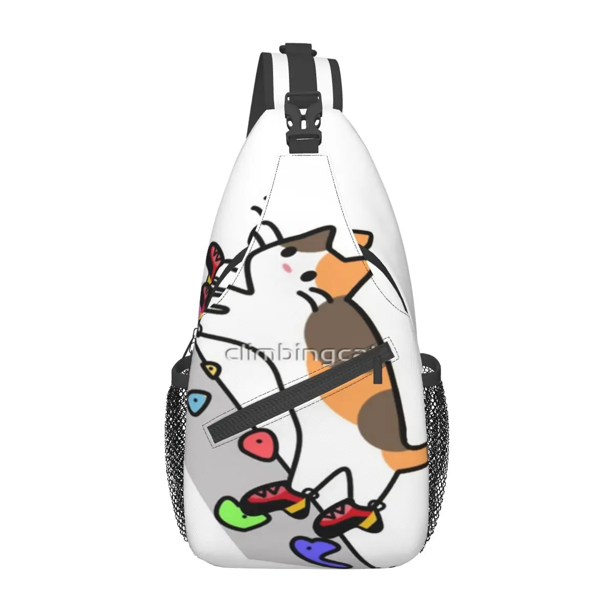 

Pies De Gato (no Words) Chest Bag Trendy Large capacity Daily Nice gift Customizable