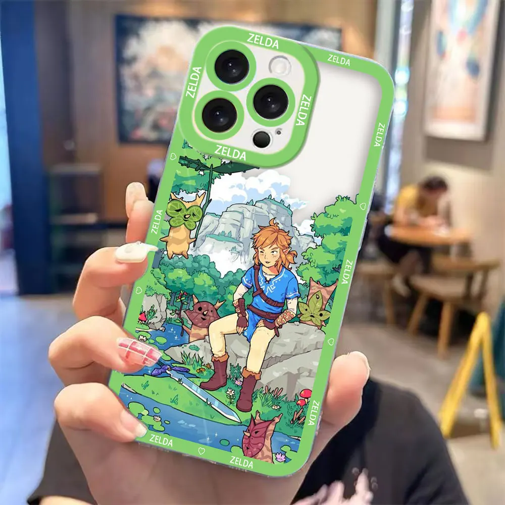 Clear Phone Case with Game-Inspired Design - L-Legend Theme