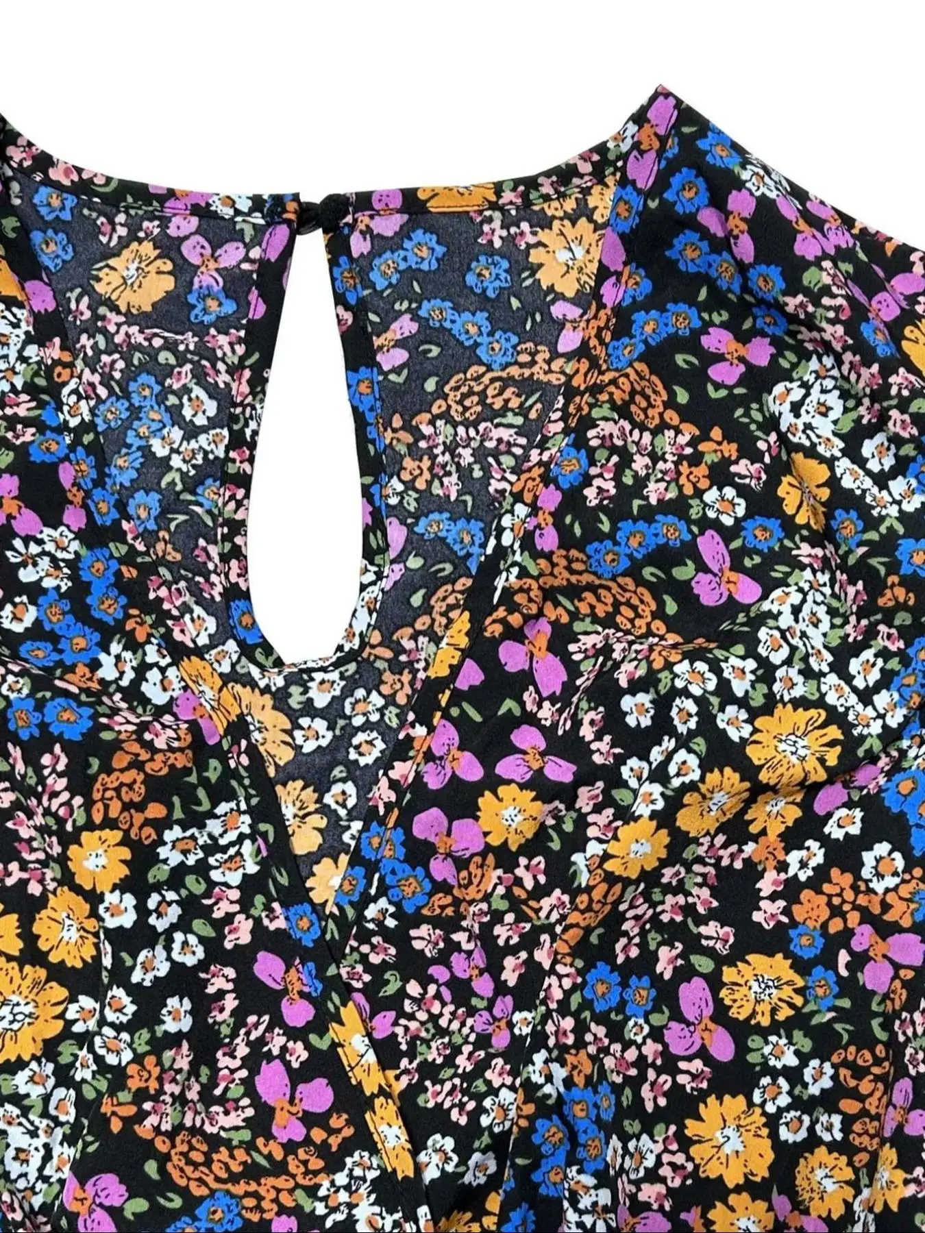 【Plus Size】 Floral Print Tie Shoulder Jumpsuit, Boho Casual Wide Leg Jumpsuit for Vacation Holiday, Women's Plus Clothing for Su 3