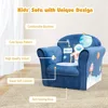 Kids Couch, Children's Sofa Armrest Chair with Pattern, Toddler Furniture w/Sturdy Wood Construction, Preschool 6