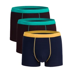 Boxer Male Panties Men's Underwear Boxers Breathable Sexy Man Boxer Solid Underpants Comfortable Plus Size BoxerShorts