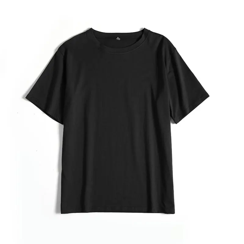 Hirsionsan 100% Cotton T Shirt Women 2023 Summer New Oversized Solid Tees Casual Basic Loose Tshirt Chic O Neck Female689_voghion.com