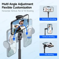 Auto Pop-Up Tripod Portable 70-Inch All-in-one Selfie Stick, Foldable Phone Holder with Bluetooth Remote for iPhone Android - Image 3
