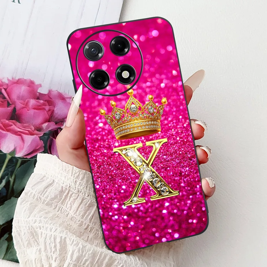 Crown Letters Soft Silicone Case - Premium Protective Cover