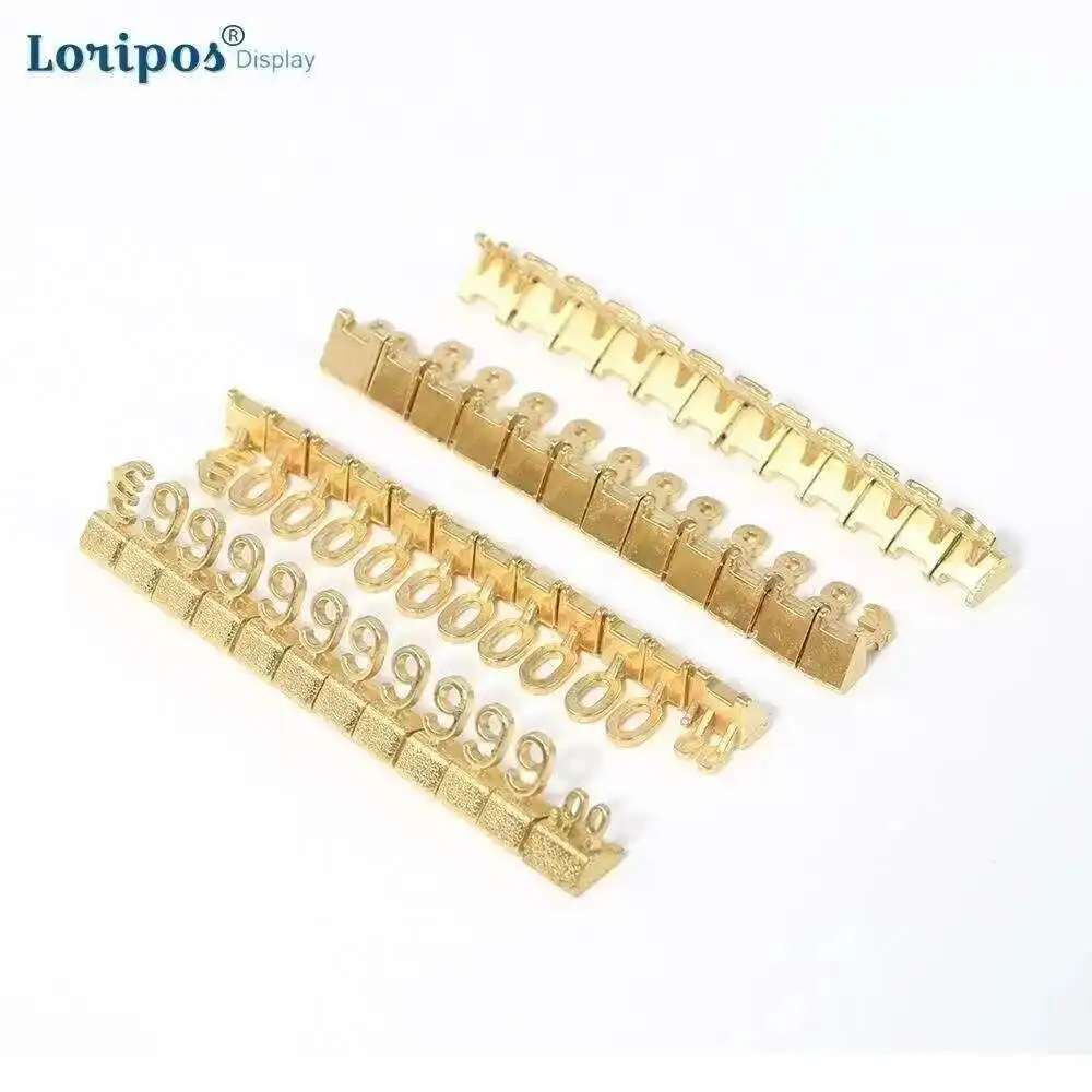 Luxury 3d Metal Shelving Adjustabletag Callouts Price Display Euro Pound Price Numeral Cubes Assembly Lable Blocks Stick