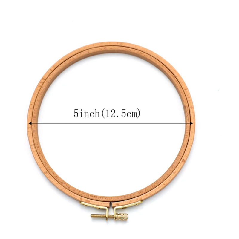 1PC Cross Stitch Embroidery Hoop Beech Sewing Tools Hoop Ring Wooden Frame Sewing Manual Tool Needlework 