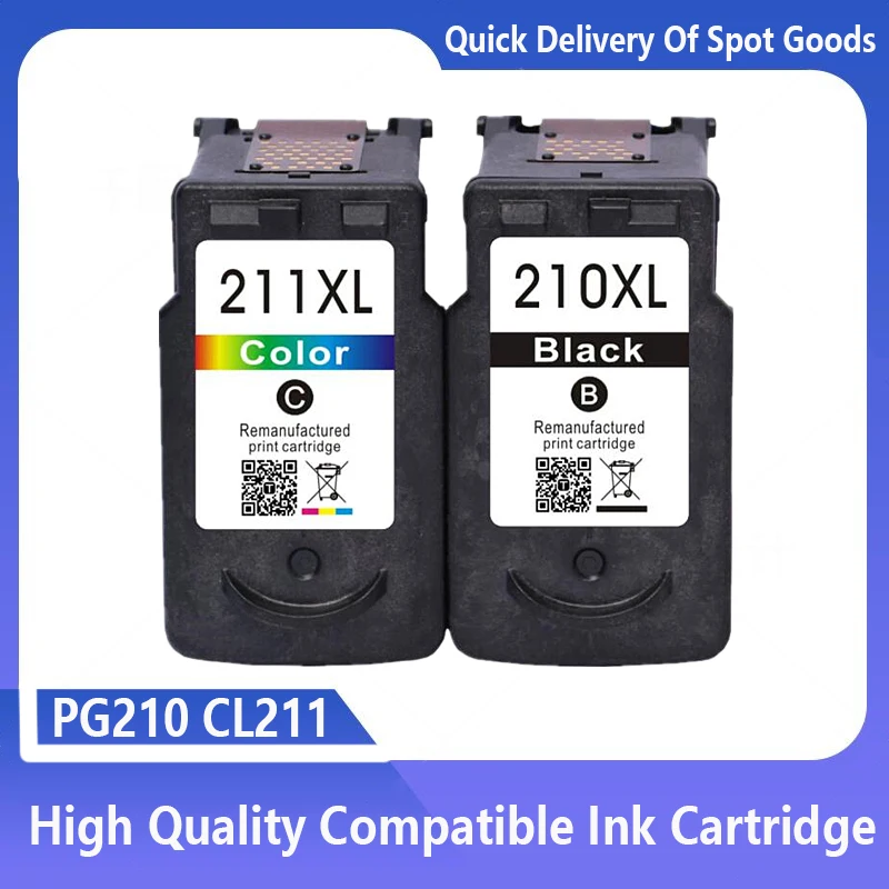 

PG-210 PG210 CL211 for Canon PG210XL CL211XL 210 Ink Cartrdige For Canon Pixma IP2700 IP2702 MP240 MP250 MP260 MP270 Printer