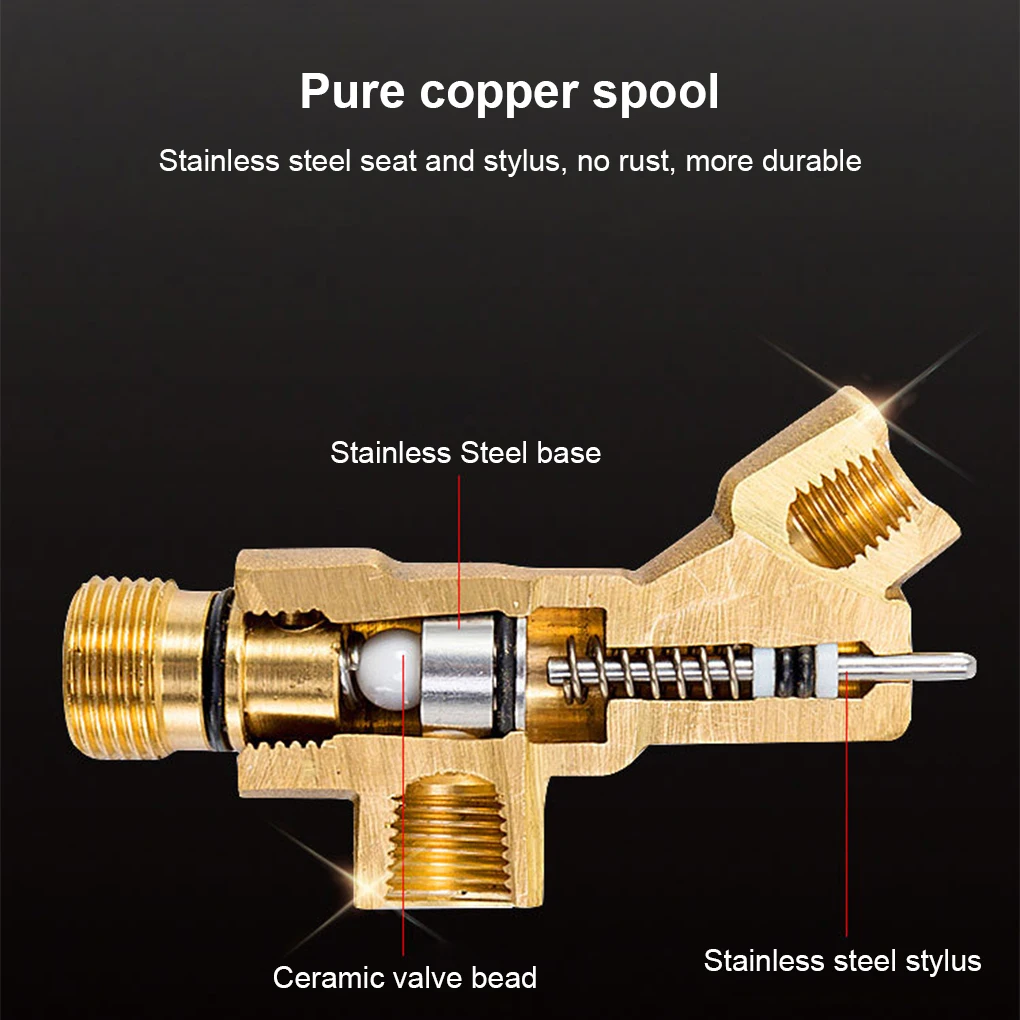 Pure copper high-pressure water gun for car washing, water gun cleaning machine, movable quick insertion cleaning gun