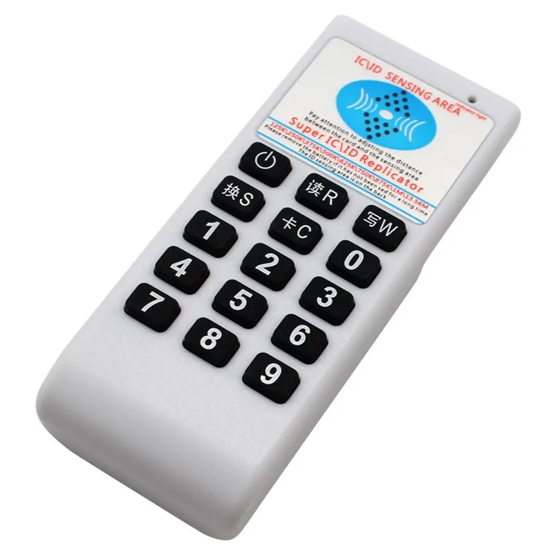 ABDE-IC/ID 카드 리더 및 라이터+10PCS 키체인 125Khz 복사기 RFID 스마트 카드 리더 IC ID 복사기