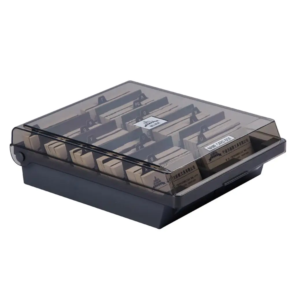 Business Card Organizer Business Case Holder Card Storage Box Organizer Office Holder Large Capacity 00 Cards