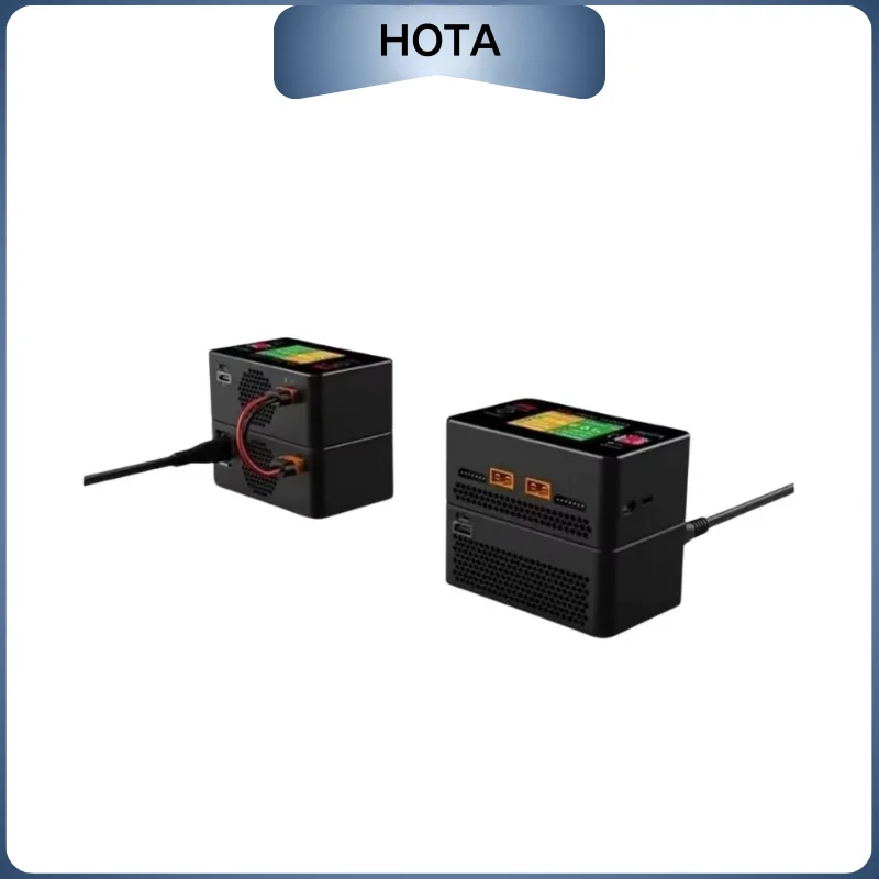 HOTA P6 T240 Двухканальное зарядное устройство переменного тока 240 Вт постоянного тока 600 Вт 15 А x2 Смарт-мобильное управление для Lipo 1-6S LiIon NiMH RC Батарея для дрона FPV