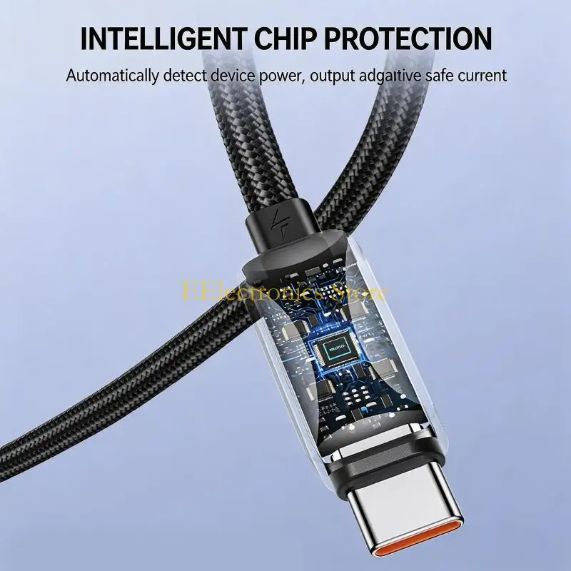 B03C 빠른 데이터 전송과 안정적인 연결을 위한 유연한 USB C 충전 코드