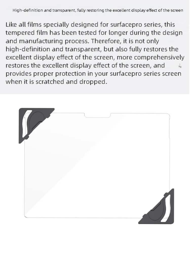 Premium Tempered Glass Screen Protector Set