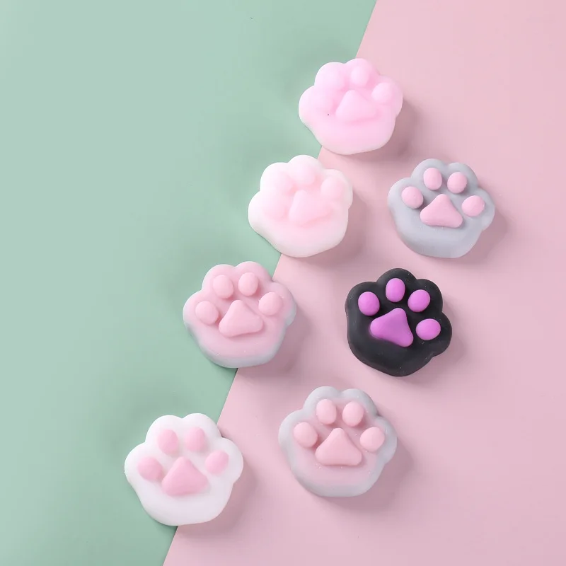 Squishy Squeeze Toys Small Animal Cat Paw Toy Gifts for Kids Party Favors Mini Supper Cute Stress Relief Toy J54 2