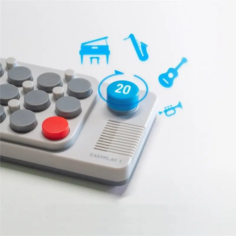 AED6-포켓 뮤직 키보드 미니 휴대용 전자 오르간 1500Mah 미디 피아노 어린이 선물