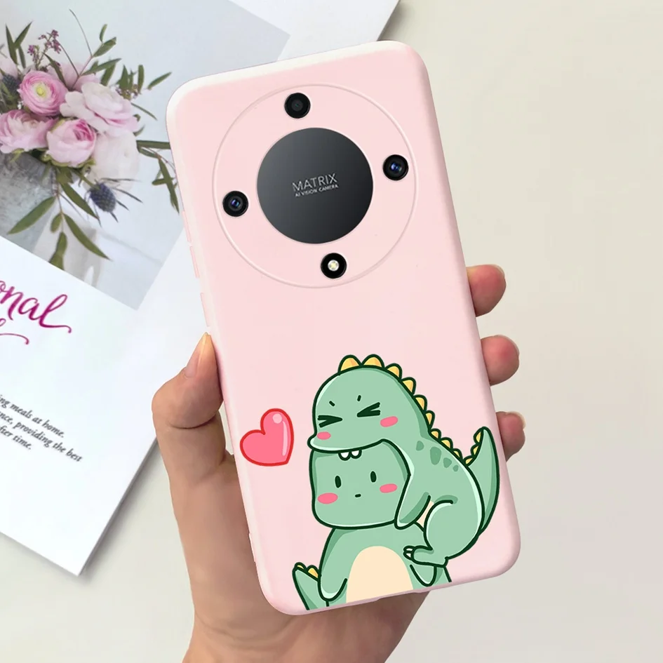 Lovely Cartoon Flower Slim Soft Silicone Phone Case Cover
