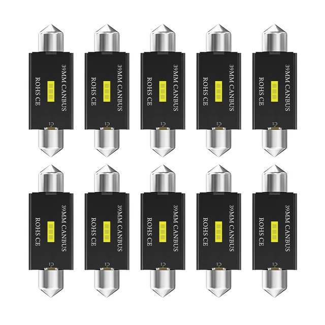 100pcs C5w C10w Led Bulb 1860 1smd Festoon-31mm 36mm 39mm 41mm Canbus No  Error For Car License Plate Light Dome Reading Lamp 12v - Signal Lamp -  AliExpress